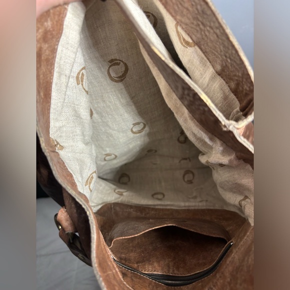 Calleen Cordero Studded Distressed Leather Tote Bag - Picture 6 of 7